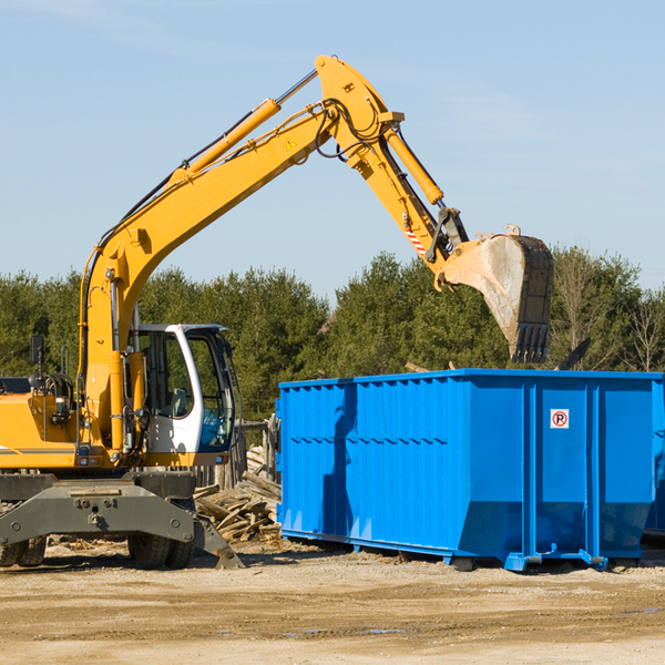 are there any restrictions on where a residential dumpster can be placed in Jamestown Kansas